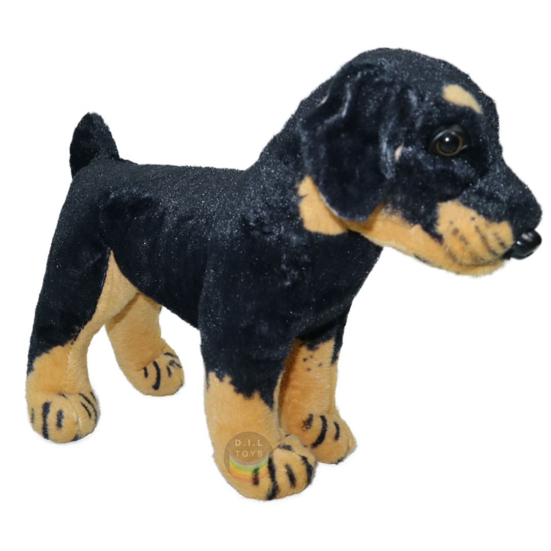 Rottweiler Puppy Soft Teddy Bear Toy